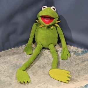 Vintage Kermit The Frog Plush 26" Jim Henson Macy's Large Stuffed Animal
